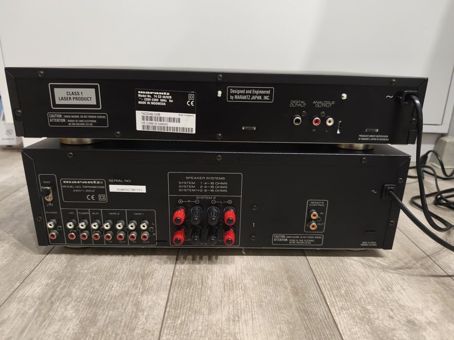 Stereo Marantz PM48 i CD48. pilot