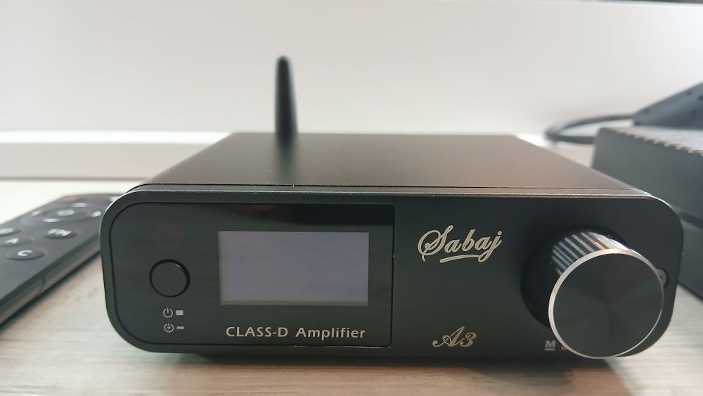 Wzmacniacz Sabaj A3 z Bluetooth aptX,  USB DAC