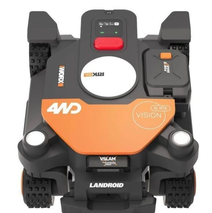 Robot koszący Worx Vision Cloud RTK kosiarka automatyczna 4000m2 WR344E