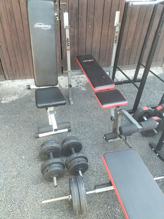 Ławka sztanga gryf sprzęt do ćwiczeń
