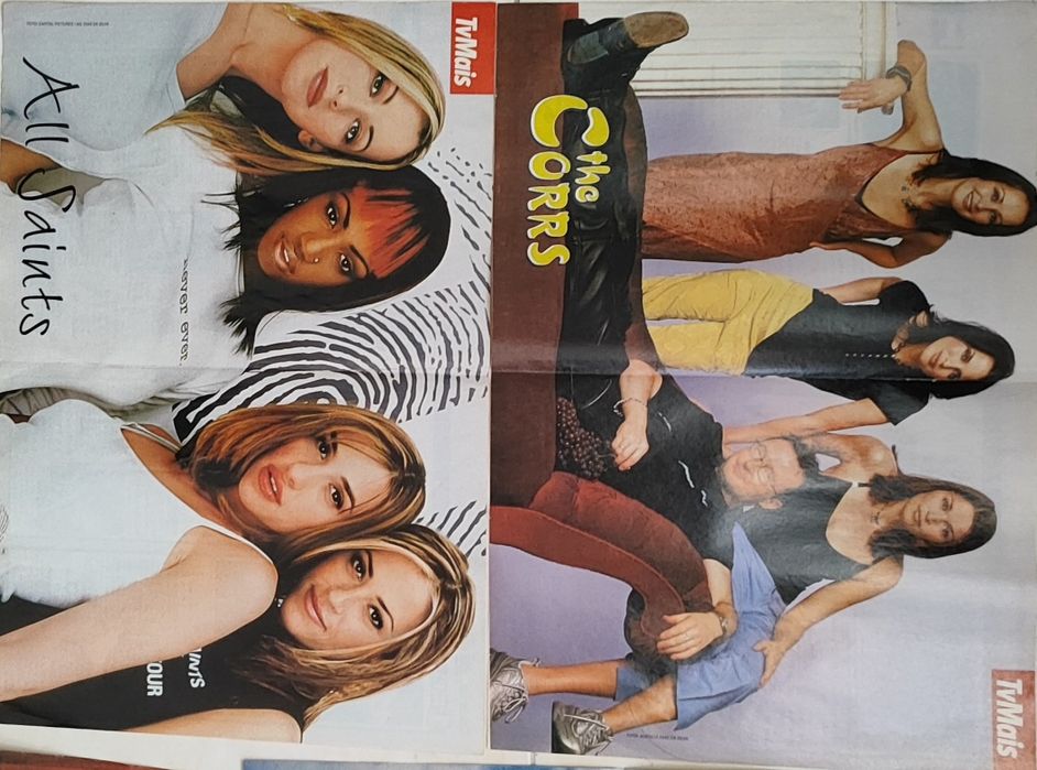 Lote de Posters TV Mais – Anos 90/2000 | Música e Entretenimento
