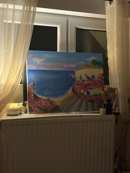 obrazy malowane recznie farbami akrylowymi