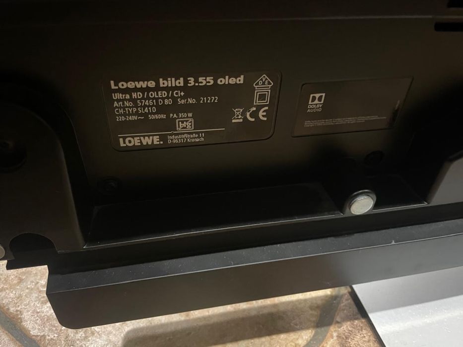 Телевізор Loewe bild 3.55 OLED. 4к smart tv