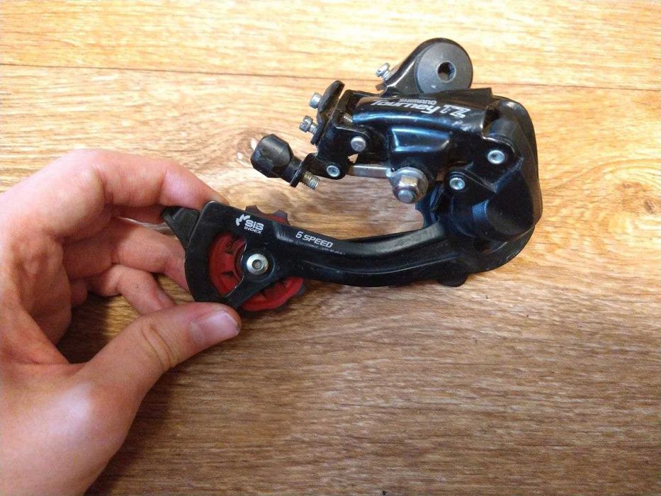 Переключатель задн. Shimano RD-TZ500-D TOURNEY 6-ск, болт