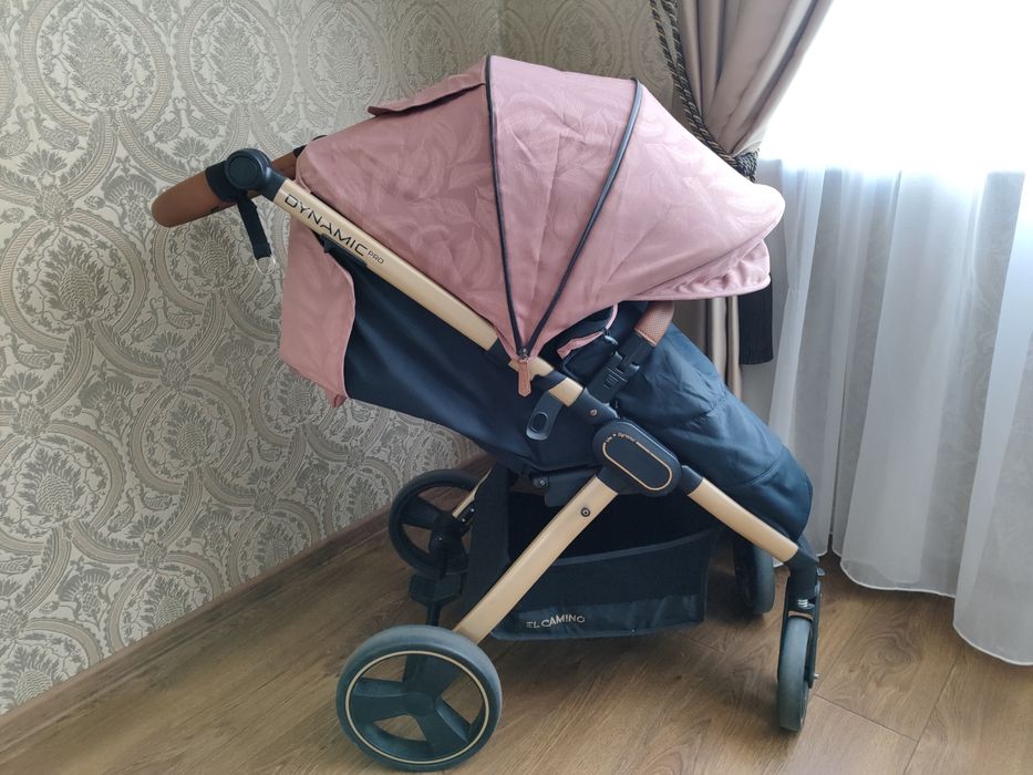 Коляска прогулянкова El Camino DYNAMIC PRO ME 1053G Special Pink Рожевий