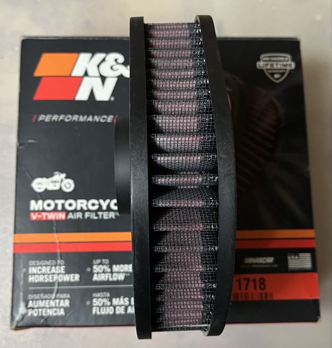 Filtro de ar K&N HD 1718 para Harley Davidson