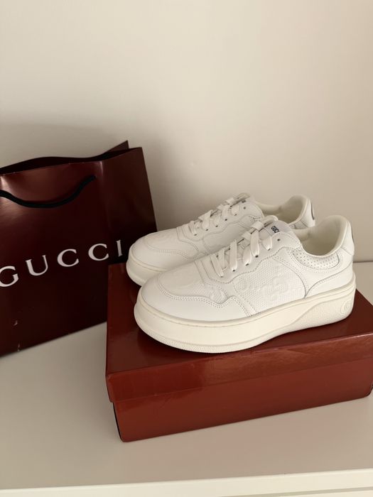 Nowe Buty Sneakersy Gucci białe 36