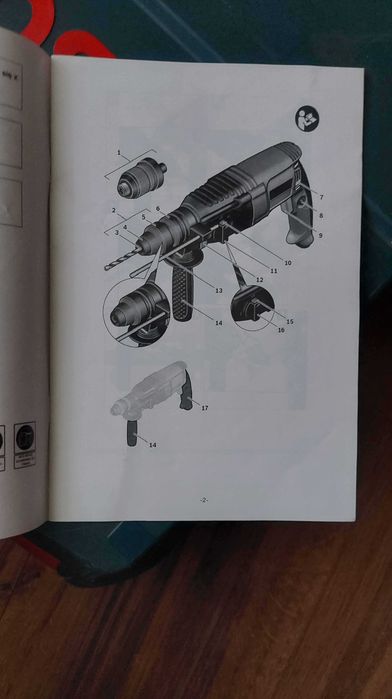 Młotowiertarka Eurotec  sds  2600W