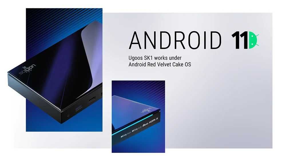 Потужна ТВ приставка UGOOS SK1 - 8Gb/128Gb оригінальна, нова!