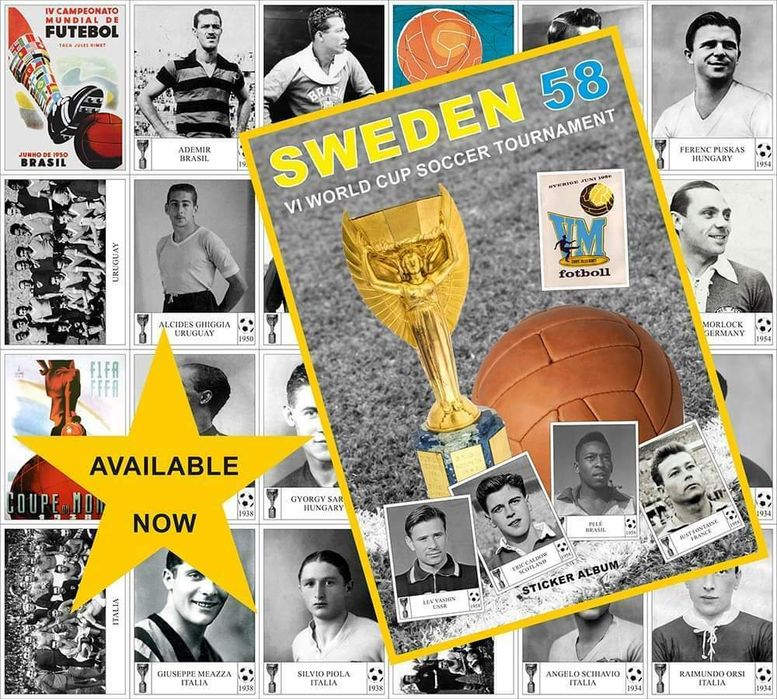 Album cromos Mundial 1958 World Cup SWEDEN 58