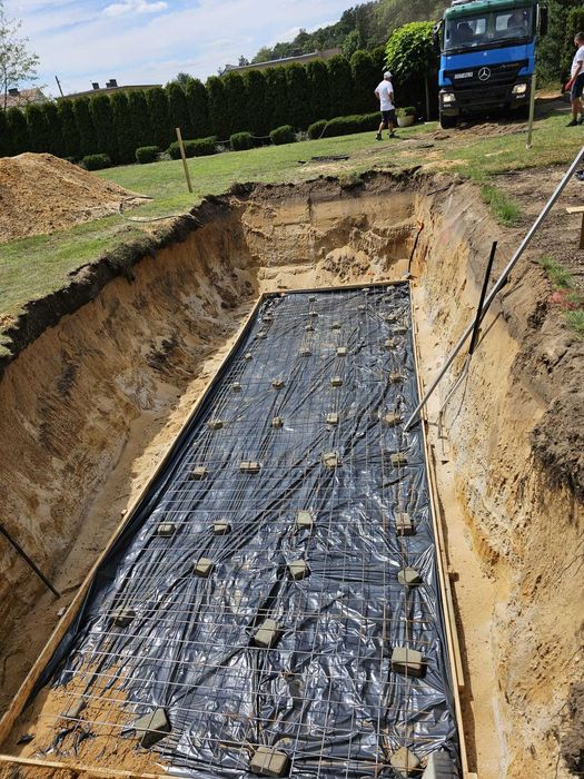 Basen polipropylenowy przelew 5,0x3,0x1,5m+wyposażenie PREMIUM