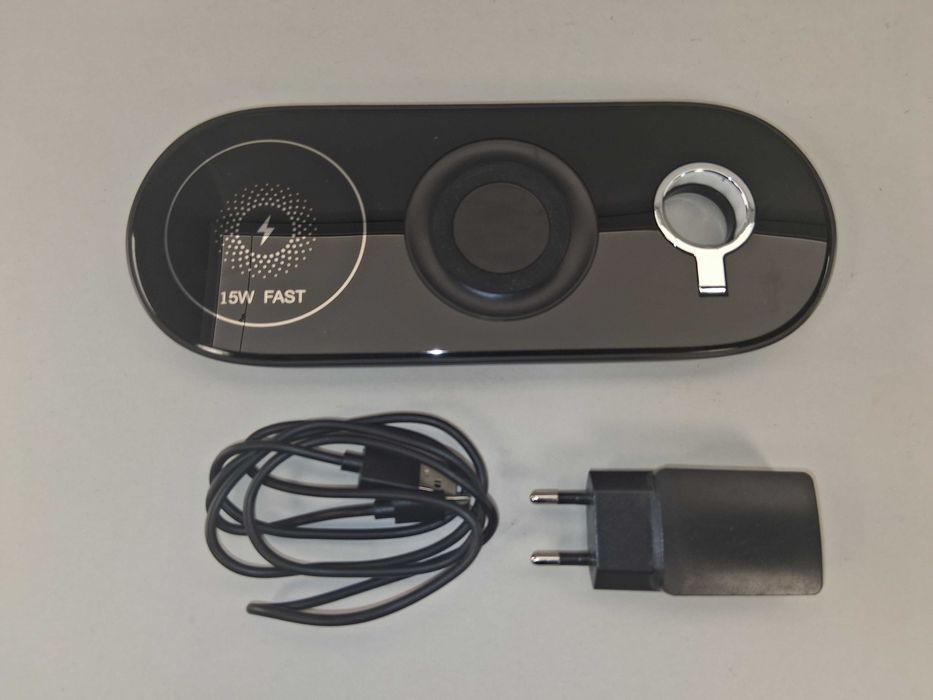 N214 Ładowarka Bezprzewodowa Indukcyjna Stacja 5w1 15W Fast