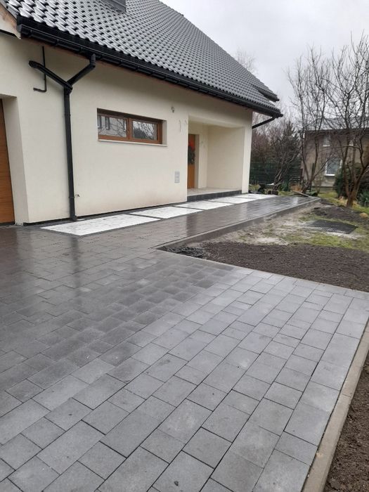 Brukarstwo,układanie kostki brukowej