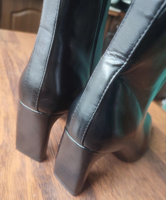 Ботинки New Look на квадратном каблуке черного цвета