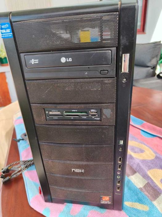 Caixa Desktop + Fonte de Alimentação