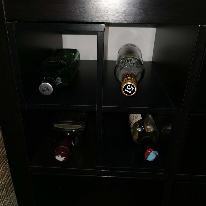 Garrafeira Preta Kallax-IKEA