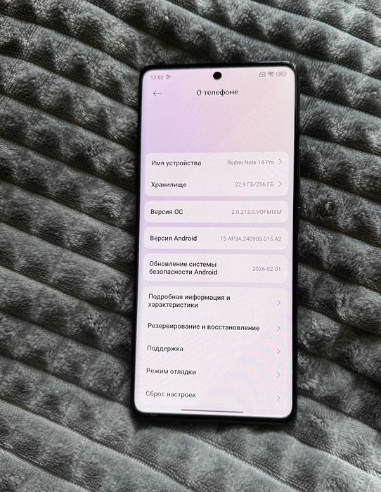 Смартфон Redmi note 14 pro 8/256gb