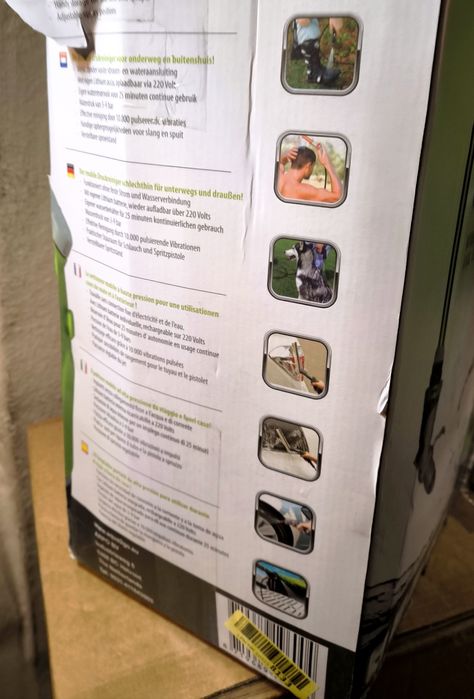 Przenośna myjka akumulatorowa Aqua2Go