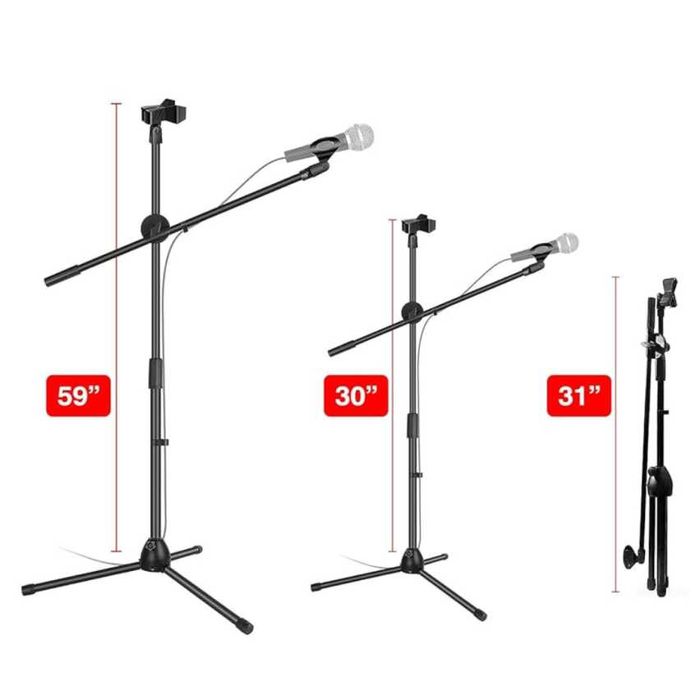 Suporte de Microfone e Tablet Profissional