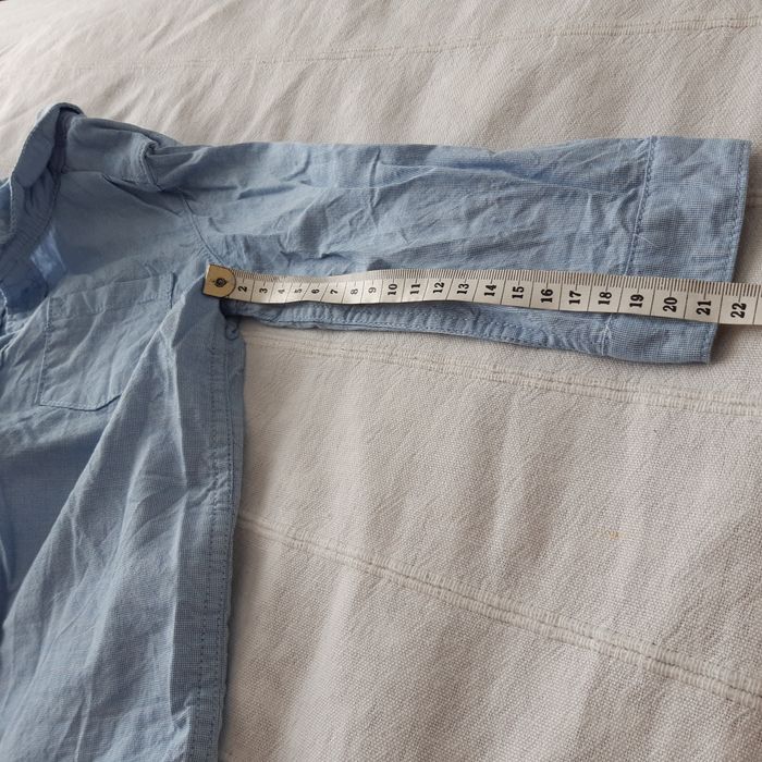 Błękitna koszula chłopięca, rozm 80, H&M