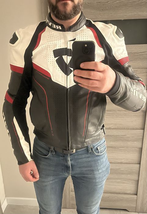 Rev’it motocykolwa  kurtka skórzana rozm. 54