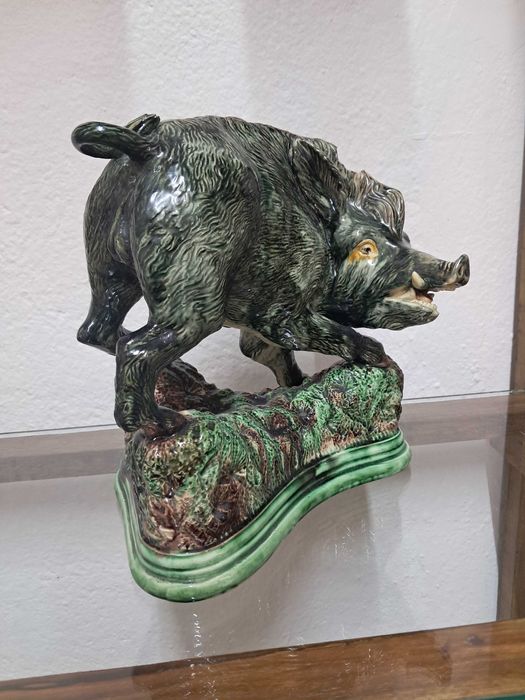 Faiança, Caldas da Rainha, vasilha javali, JFS