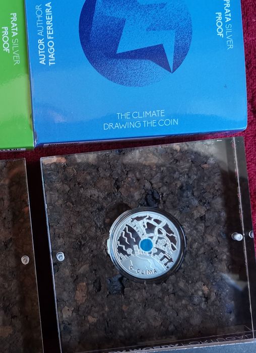 Coleção 3 moedas em prata 925 proof  "O Clima"