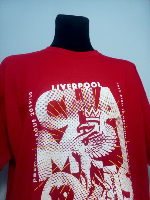NOWY, duży (3XL) czerwony T-shirt Liverpoolu z sezonu 2019/2020