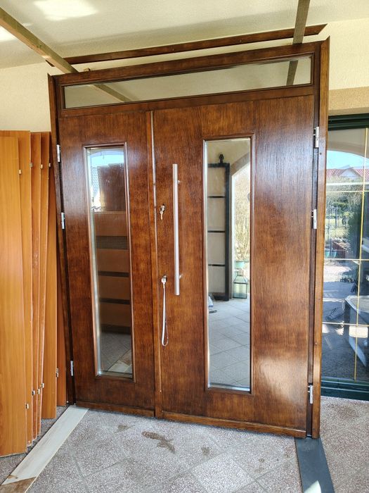 Drzwi wejściowe zewnętrzne podwójne