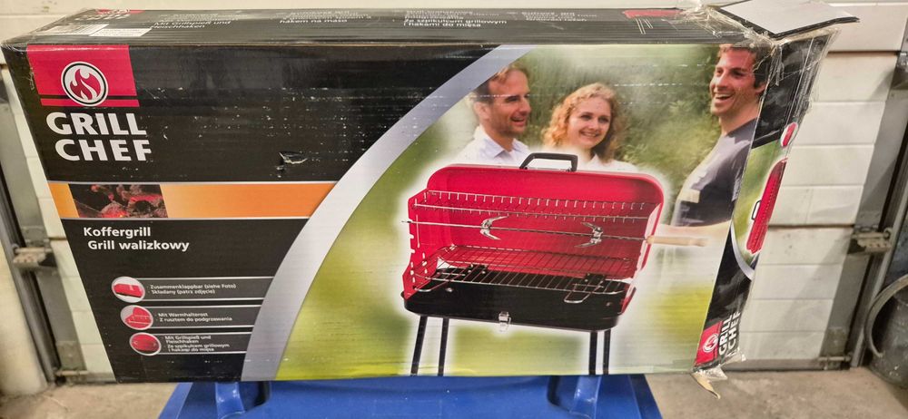 Grill walizkowy, skladany.