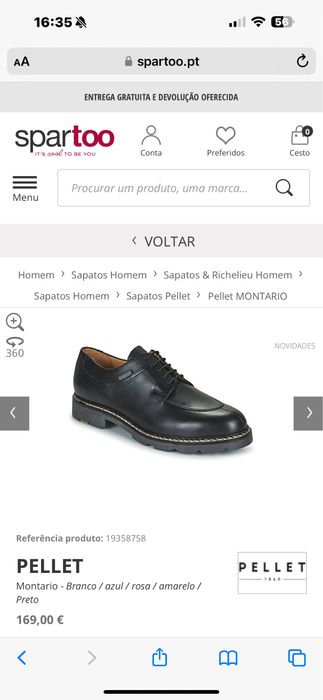 Sapatos pellet originais