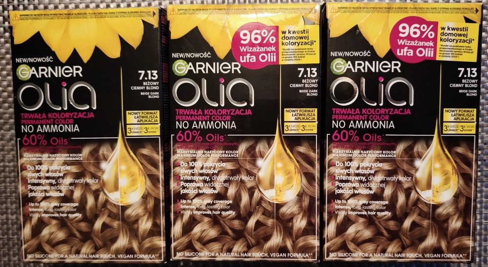 Farba do włosów GARNIER Olia - Beżowy Ciemny Blond 7.23