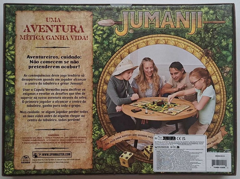 Jogo de Tabuleiro Jumanji