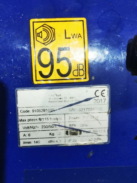 Kompresor ciśnieniowy Adler