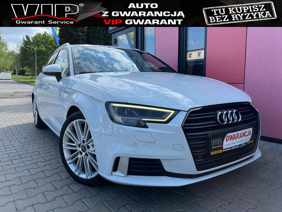 Audi A3 Sportback S-LINE • FULL LED • czarny sufit • skóra • GWARANCJA TECHNICZNA