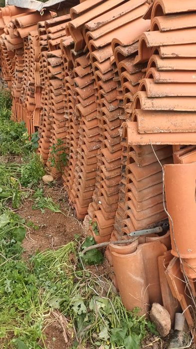 Telhas de cerâmica de Azeitão