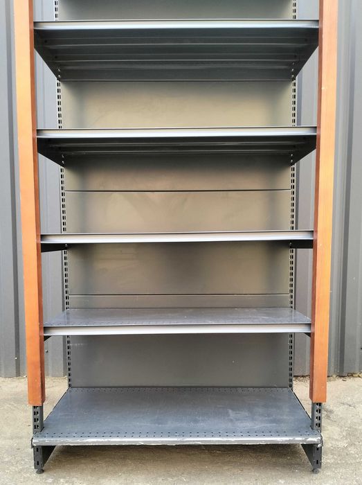 Торгові пристінні стелажі з підпорами «Колумб» 225х100см., Б/у 13452