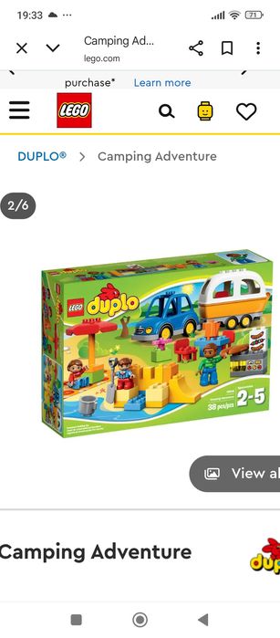 Lego duplo camping