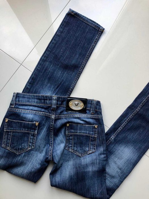Versace Jeans Couture jeansy damskie spodnie 27