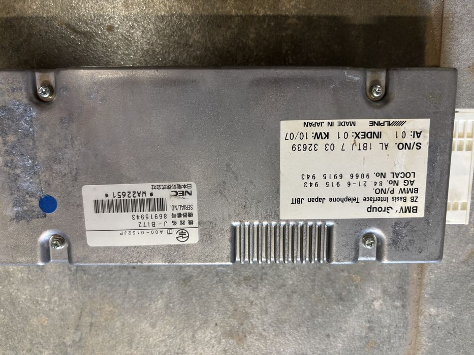Moduł telefoniczny japoński bmw serii 7 e66 e65