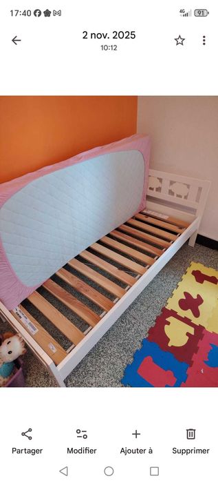 Cama infantil 160x75 c/ colchão