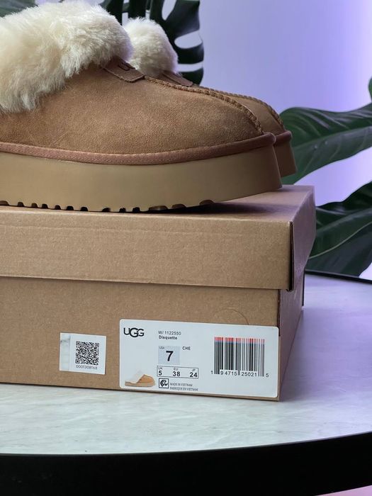 Зимні черевики UGG Coquette Platform Chestnut