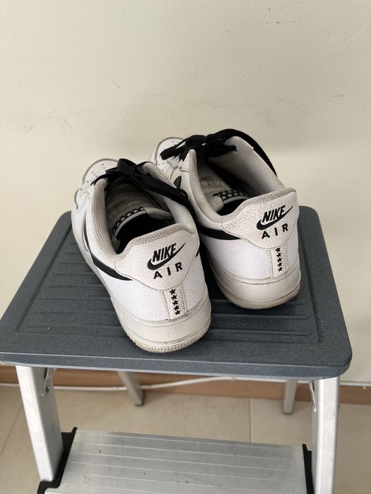 Nike Air Force branco e preto