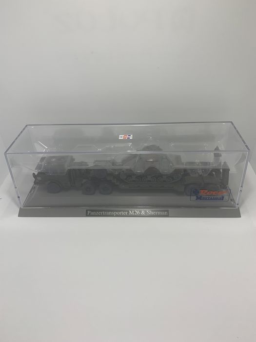 Transporte militar com tanque da Roco escala 1/87