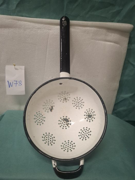 Durszlak emaliowany prl