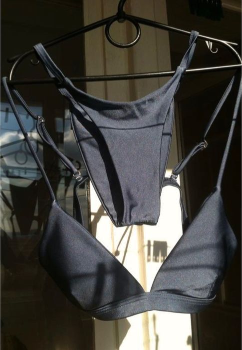 Стильний брендовий купальник з відливом в красивому кольорі с-м zaful