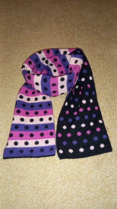 Szalik H&M 40% wełna 10 % angora 15/128 cm