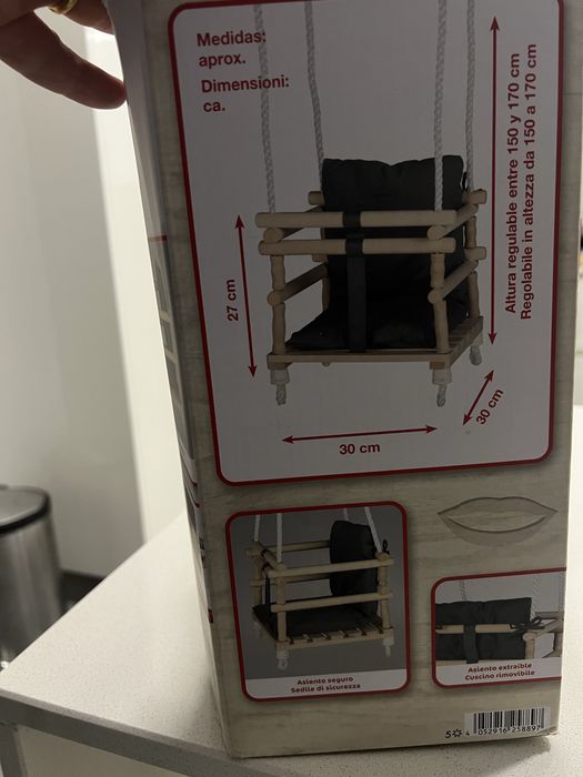 Baloiço Madeira PlayTive - Lidl