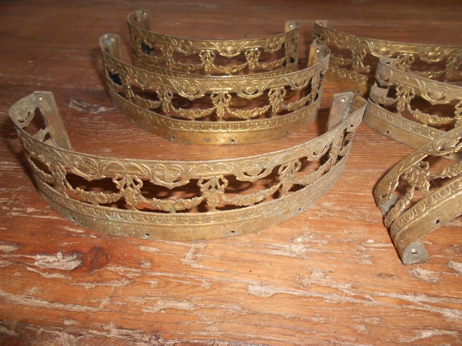 Chapas antigas latao trabalhado decoraçao restauro retro