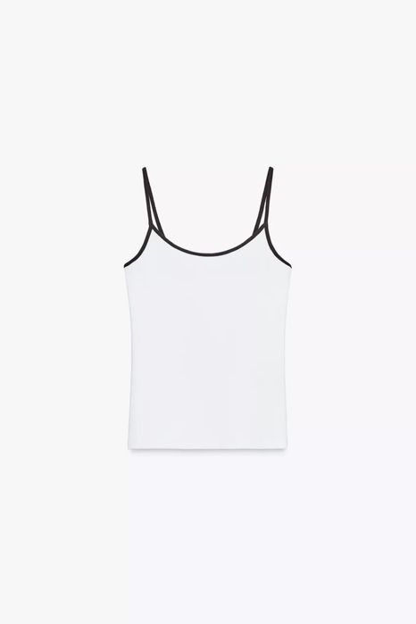 Майка на бретелях Zara